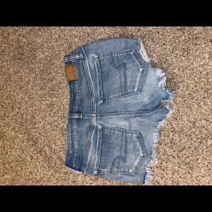 American eagle jean shorts. Worn a few times. No stains or holes.